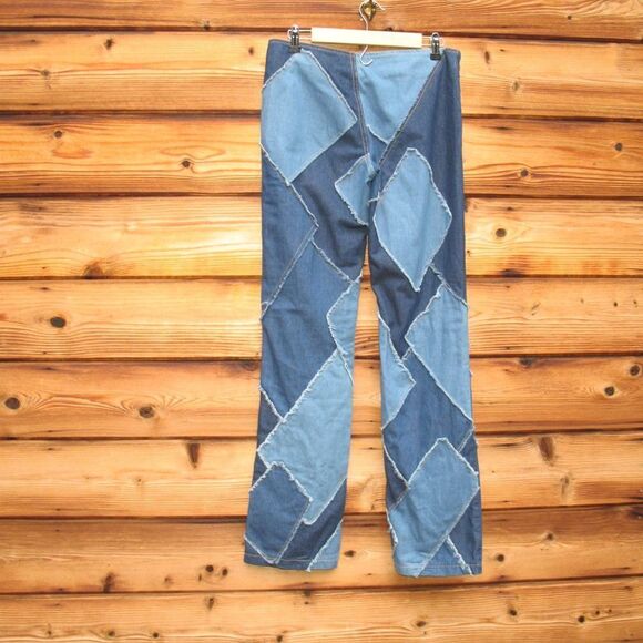 NWOT Jaded London Low Rise Patchwork Jeans - Picture 7 of 11